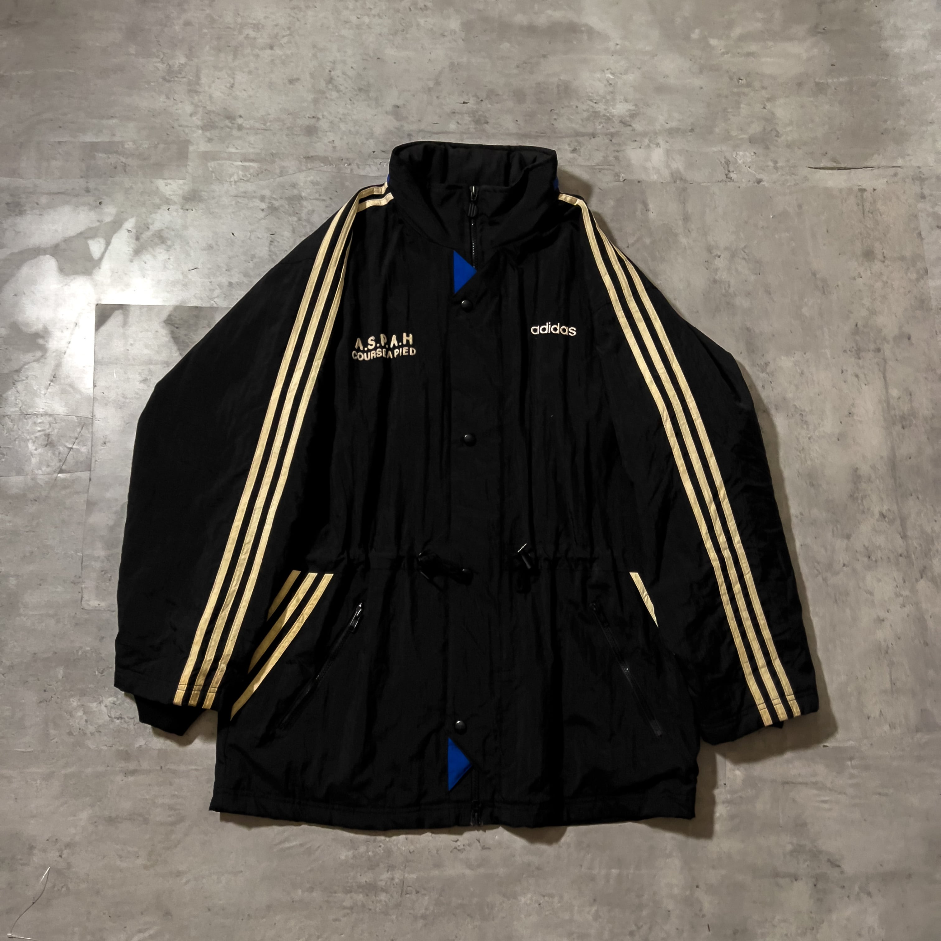 adidas アディダス　ベンチコート　Mサイズ　90年代物　ビンテージ