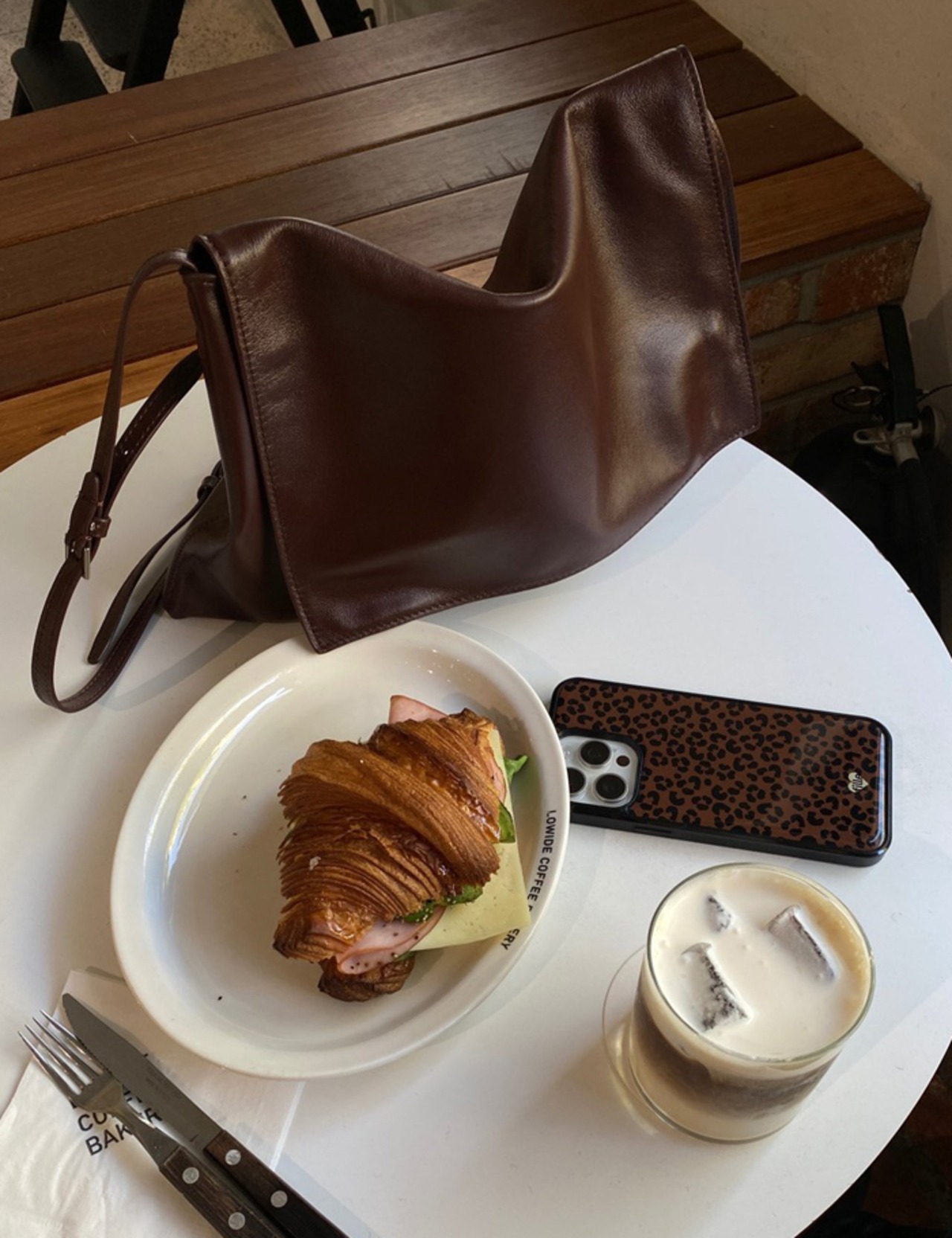 【25aw】Lambskin 100%・Flat Bag(mini pouch付）_2colors