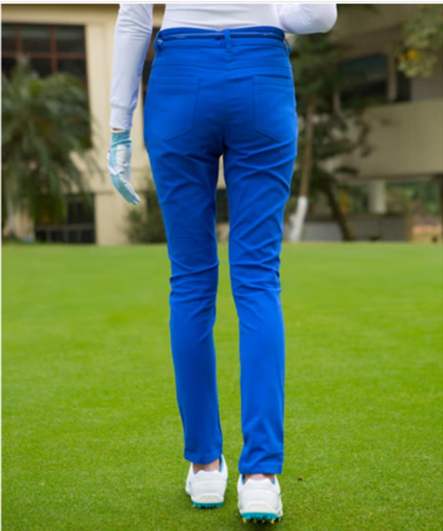 ゴルフウェア スポーツウェア パンツ レディース ガールズ ゴルフ スポーツ 秋冬  スリムフィット ズボン シンプル 長ズボン ３０代 ４０代
