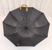 ローズドット柄晴雨兼用折りたたみ傘