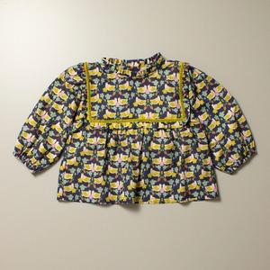 ＜BEBE ORGANIC＞バードプリント ブラウス&ブルマー セット Birdie Baby Set