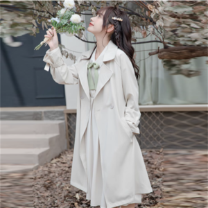 【送料無料】 アウター 羽織り トレンチ 袖あり 長袖 Vネック Aライン フレア ロング ミモレ ポケット 薄手生地 かわいい 大人可愛い 大人女子 こなれ感 シンプル カジュアル 大人 上品 おしゃれ お洒落 ラフ コンサバ エレガント フェミニン ガーリー ヘルシー 無地 春 秋 オールシーズン シーズンレス 30代 40代 レディース 女性 ママ デート お出かけ お茶会 女子会 休日 演奏会 授業参観 オフィス ビジネス OL 通勤 着回し プチプライス ファッション 着痩せ インスタ映え