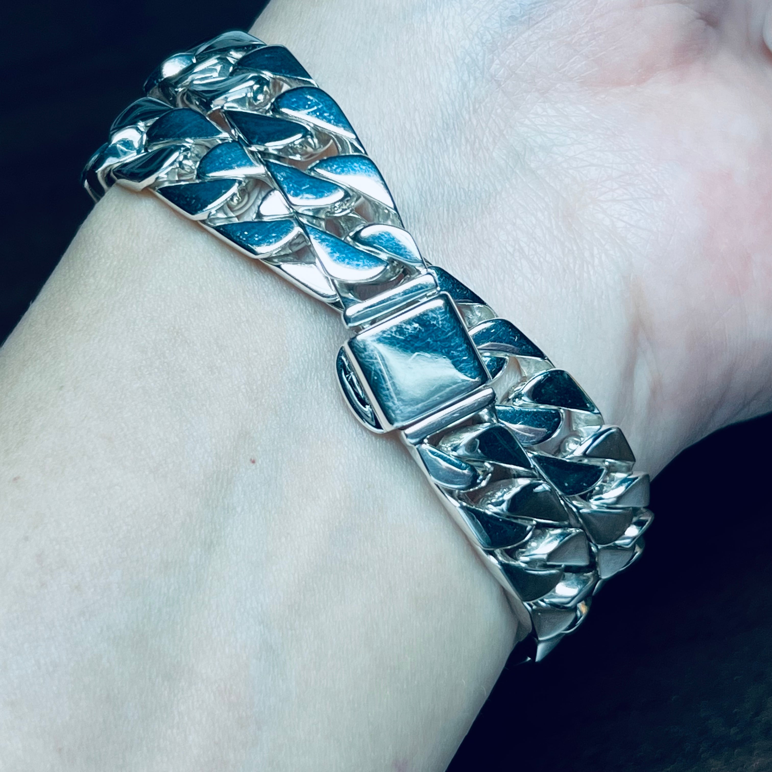 OLD TIFFANY & CO. ID Double Bracelet Sterling Silver | オールド ティファニー ID ダブル  ブレスレット スターリング シルバー | THE OLDER VINTAGE powered by BASE