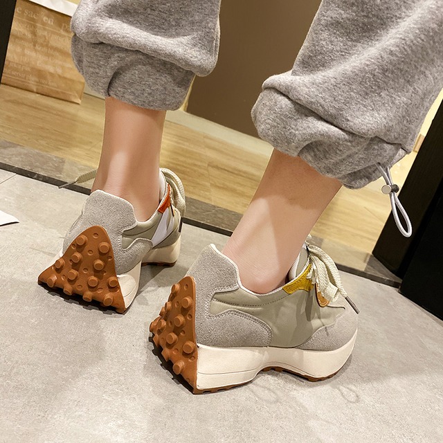 スプリングオータムカジュアルレッド 靴 シューズ 春物 秋物 ステッチ フェイクシューズ73829400183