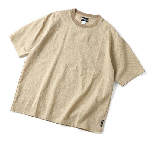 gym master ジムマスター ULシアサッカー ポケット Teeシャツ ＜ベージュ(31)＞ G333732 半袖 Tシャツ