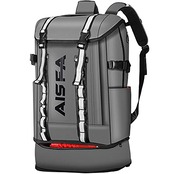 [AISFA] リュックメンズ リュックサック バックパック スクエア 30L 防水15.6インチ PC ビジネス ラップトップバック USB充電ポート付き アウトドア旅行 防災 通勤 靴/弁当収納