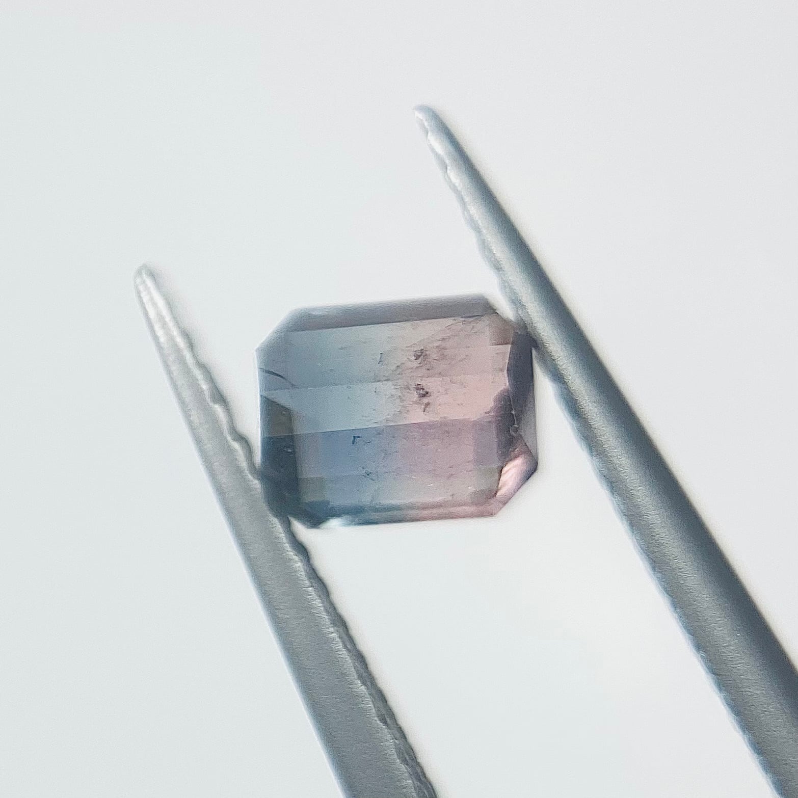 モルガナイトとアクアマリンカラーのバイカラートルマリン