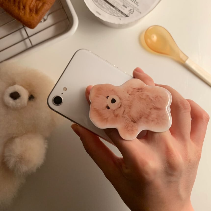 kitch bear puppy grip tok 3types / アルパカベア パピー グリップ