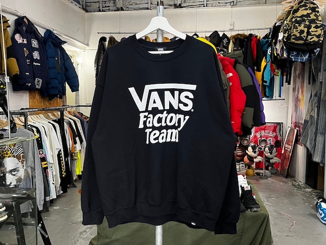 STANDARD CALIFORNIA × VANS 20TH SD LOGO CREWNECK SWEAT BLACK XL 53963