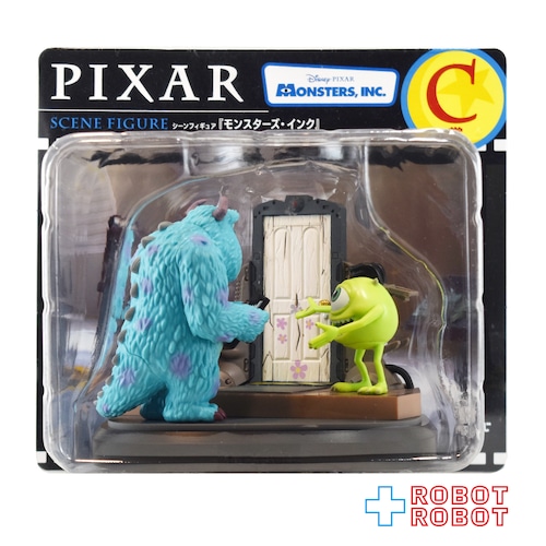 ピクサー Happyくじ C賞 モンスターズ・インク サリー & マイク シーン・フィギュア 開封箱入