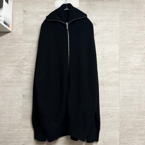 MAISON SPECIAL メゾンスペシャル ハイネックジップニット ブラック 