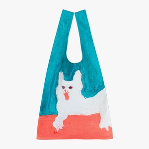 マルシェバッグ 「ソファーの上の猫」小笹逸男