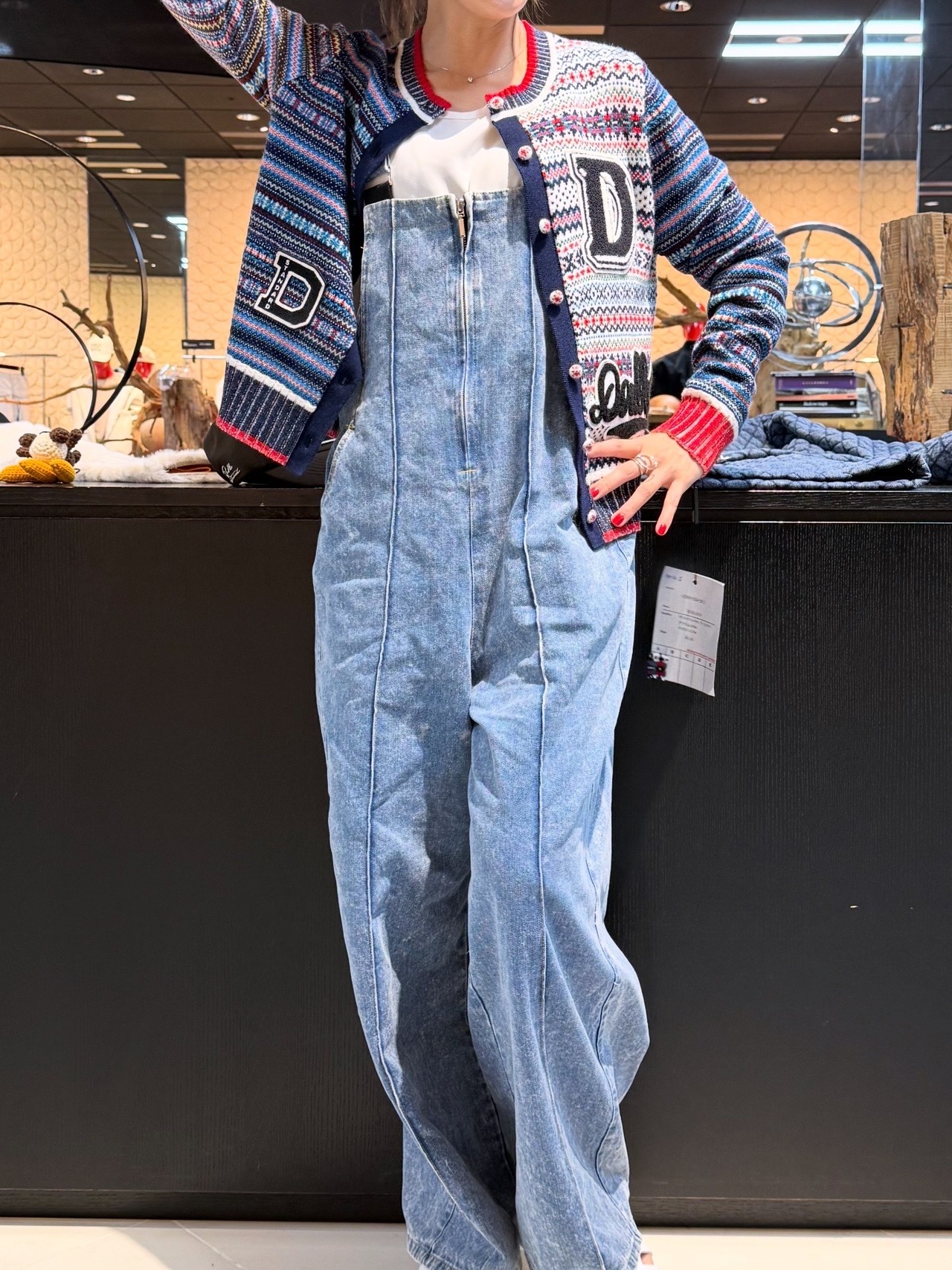 ダブルスタンダード DOUBLE STANDARD フェアアイルカーディガン