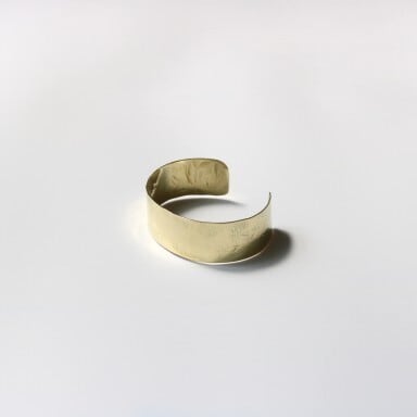 accessories mau | 平打ち brass bangle 2cm | F・O・B STORE