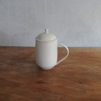 【online個展】［22］稲村真耶｜乳白釉蓋付きマグカップ