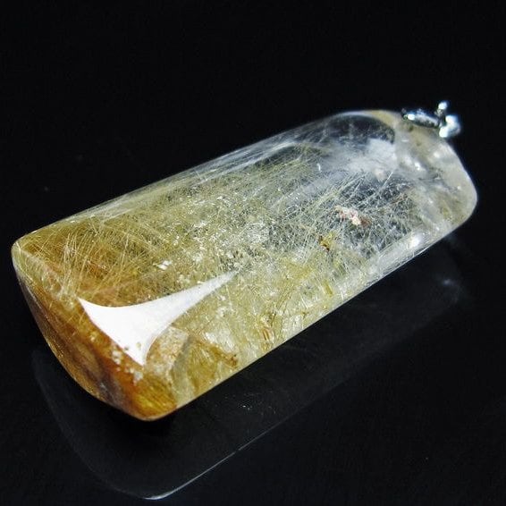 ルチルクォーツ ペンダント 一点物 メール便可 [M便 1/20] 112-13080