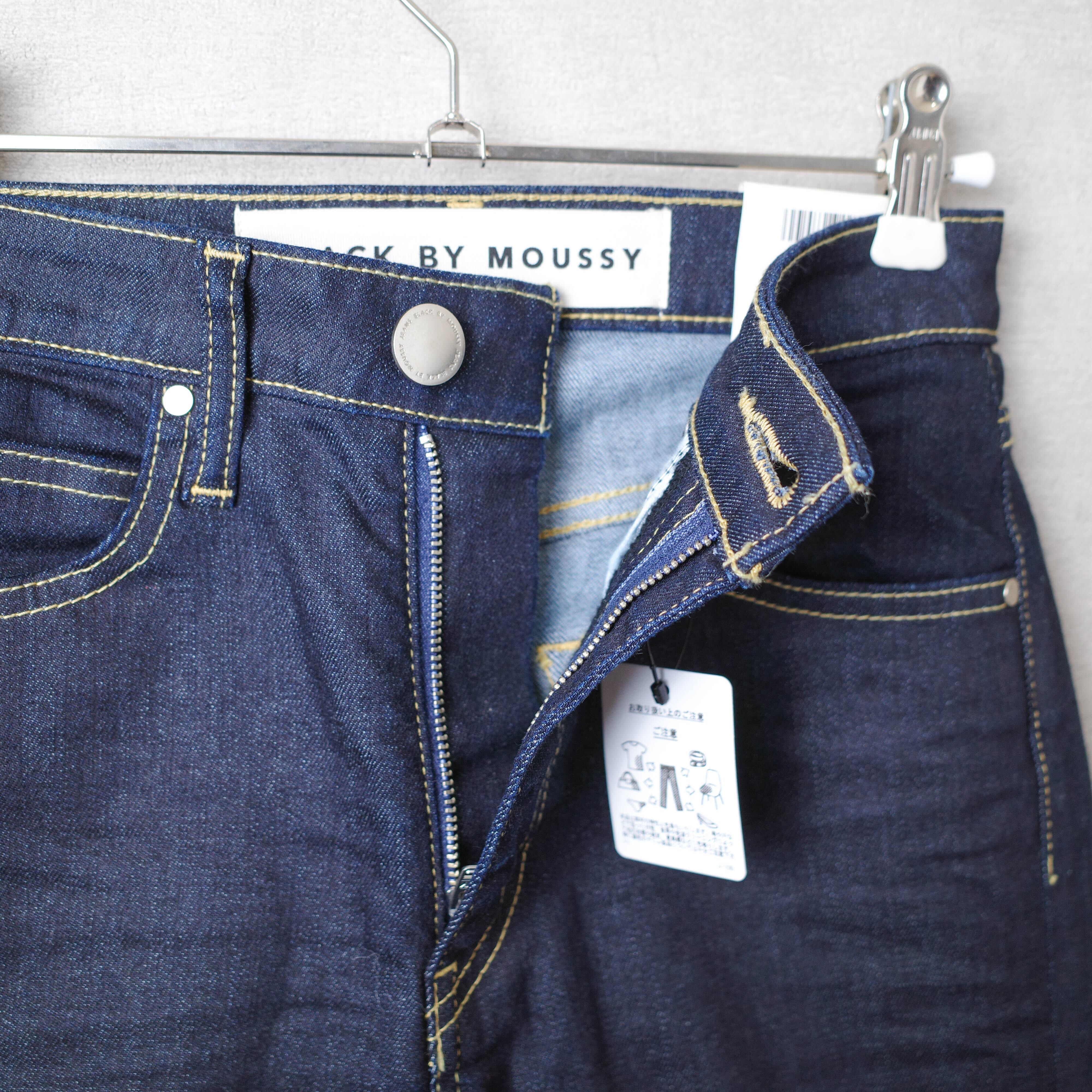 [NEW] BLACK by MOUSSY	CRYSTAL ONE WASH DENIM PANTS  070BA012-0090