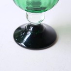 つみきのようなグリーンのフラワーベース