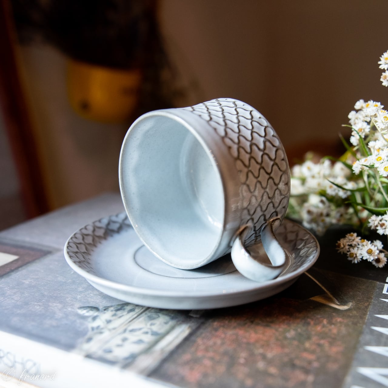 クイストゴー アズール ブルー オクタゴン プレート 【公式通販】