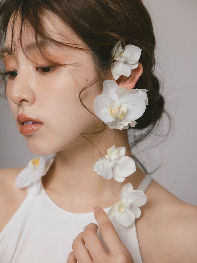 【4/28〜発送】flower ear cuffs