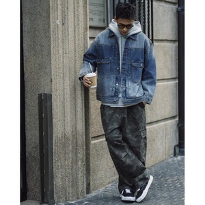 Vintage wash denim jacket 1523
