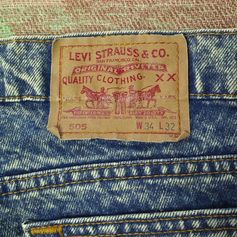 j212★90s オールド  Levi's リーバイス 505 ウォッシュ