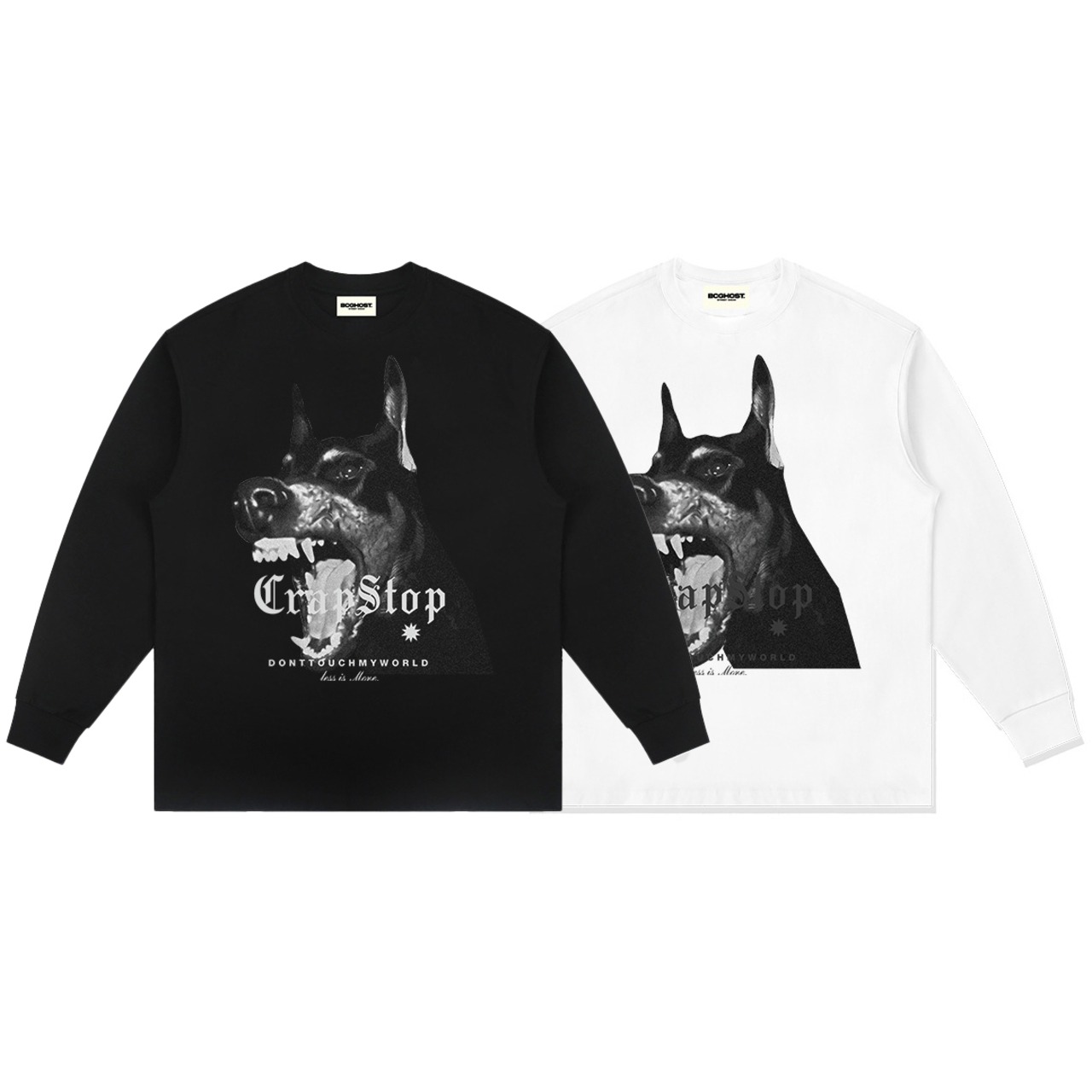 ストリート 凶悪な犬 ロングTシャツ T756