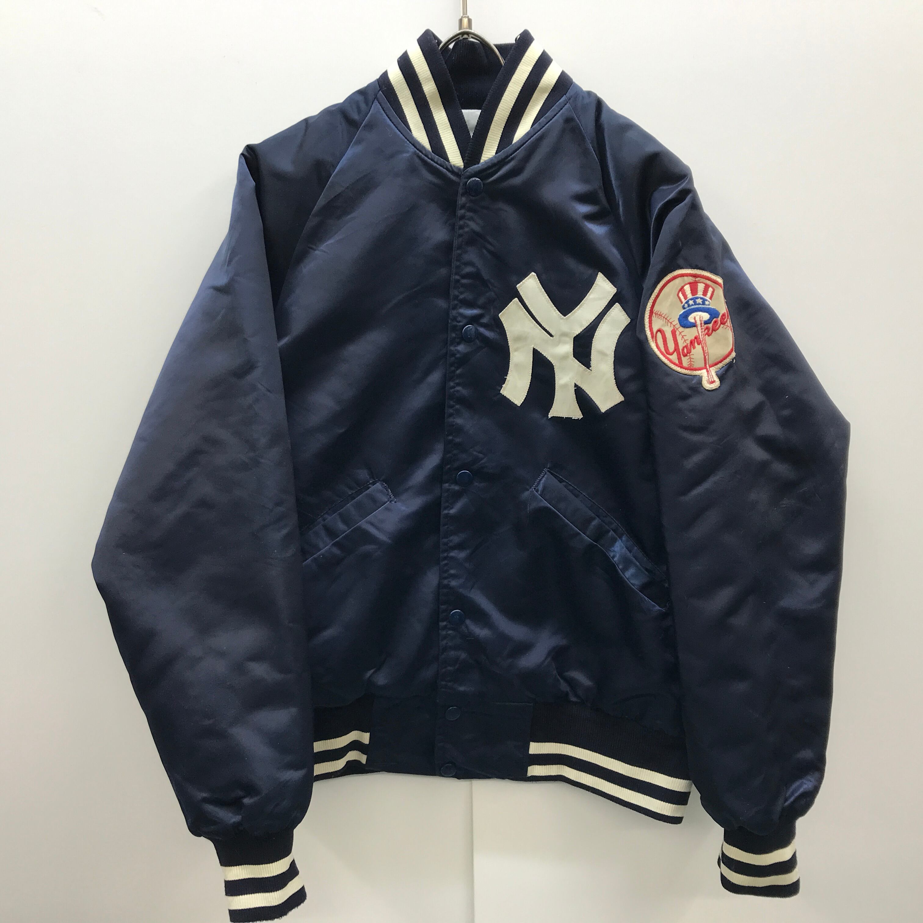 □ 希少・美品 90's MLB ニューヨーク ヤンキース スタジャン 3XL