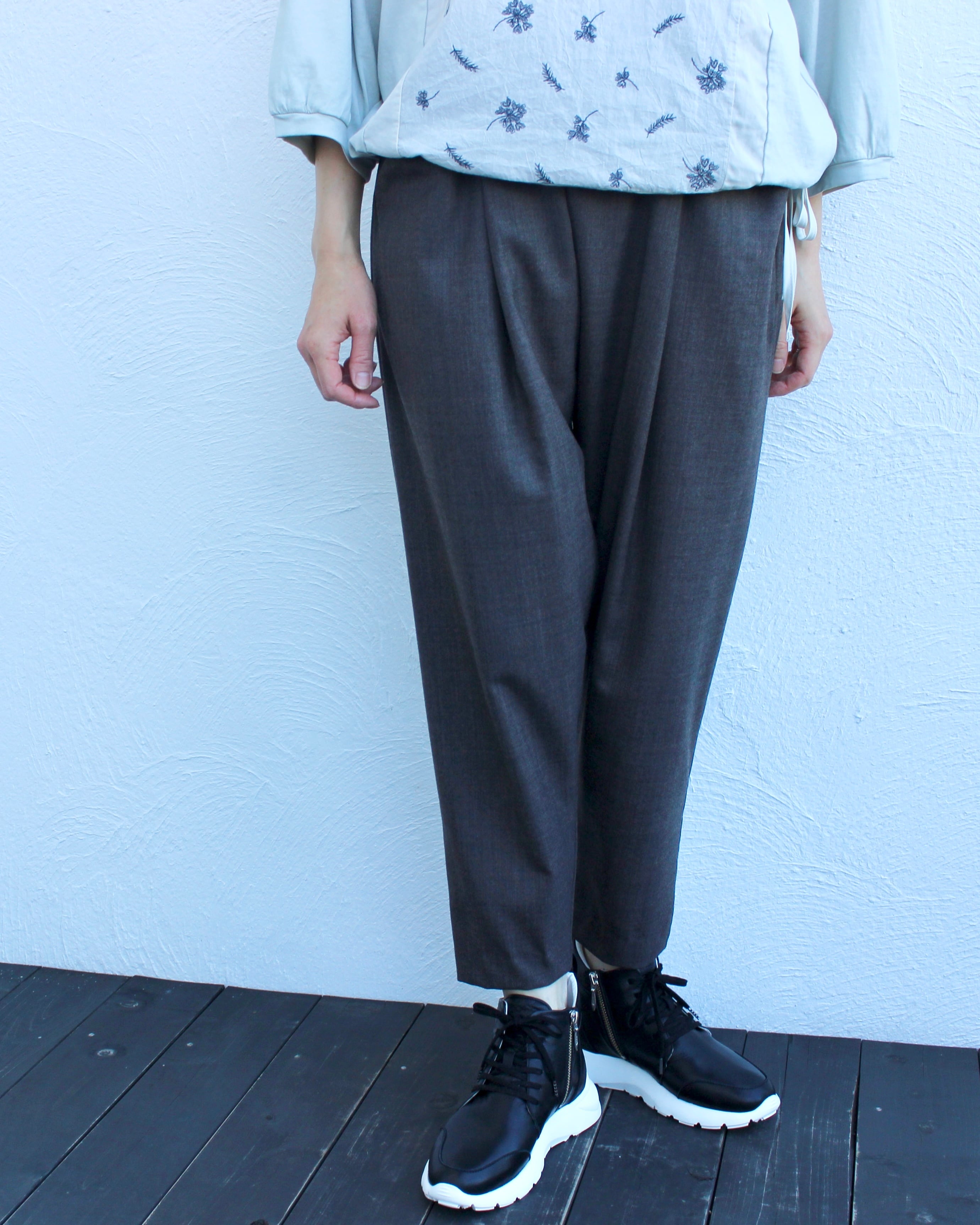 pas de calais/tapered easy pants