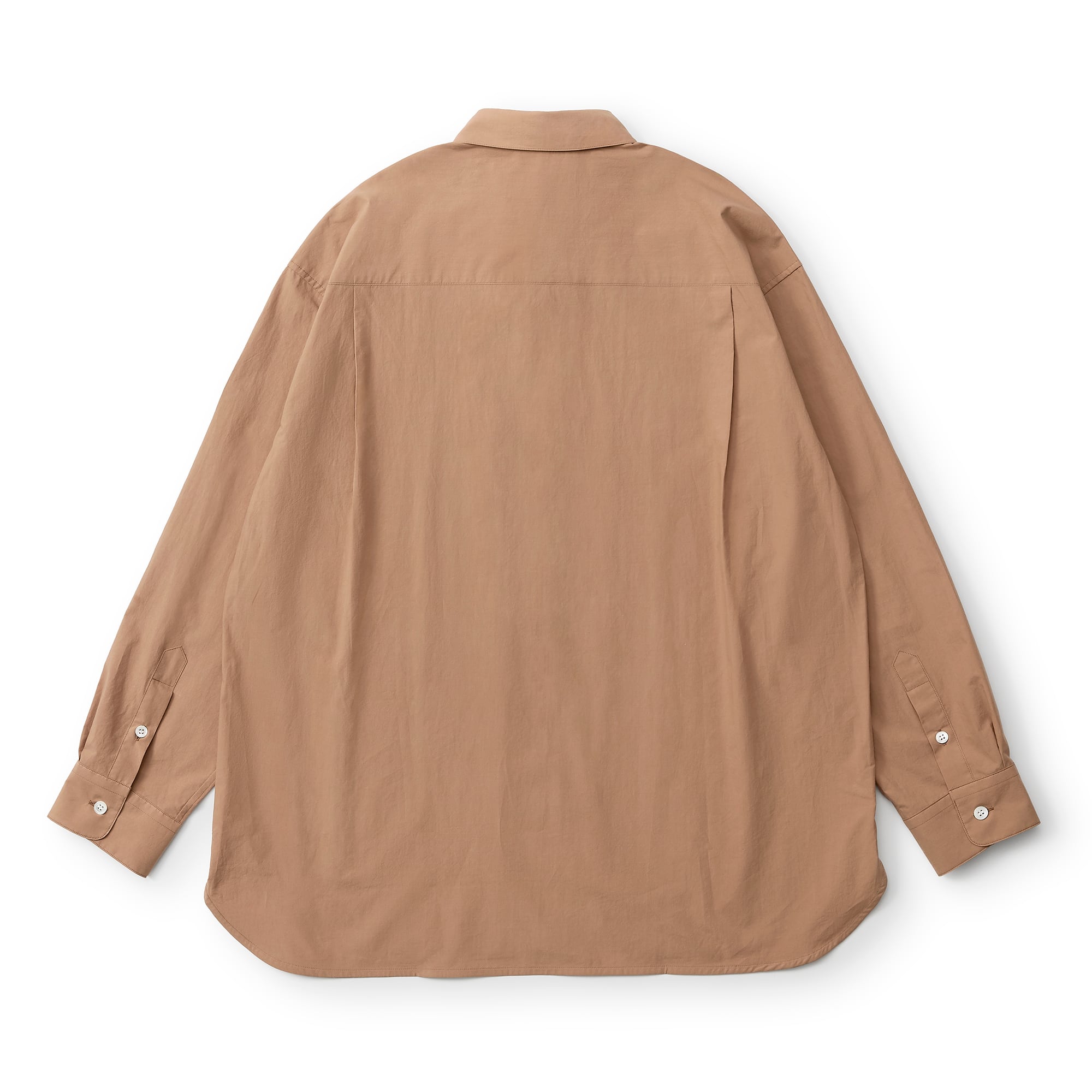 everyone typewriter regular collar shirt (BEIGE) | everyone