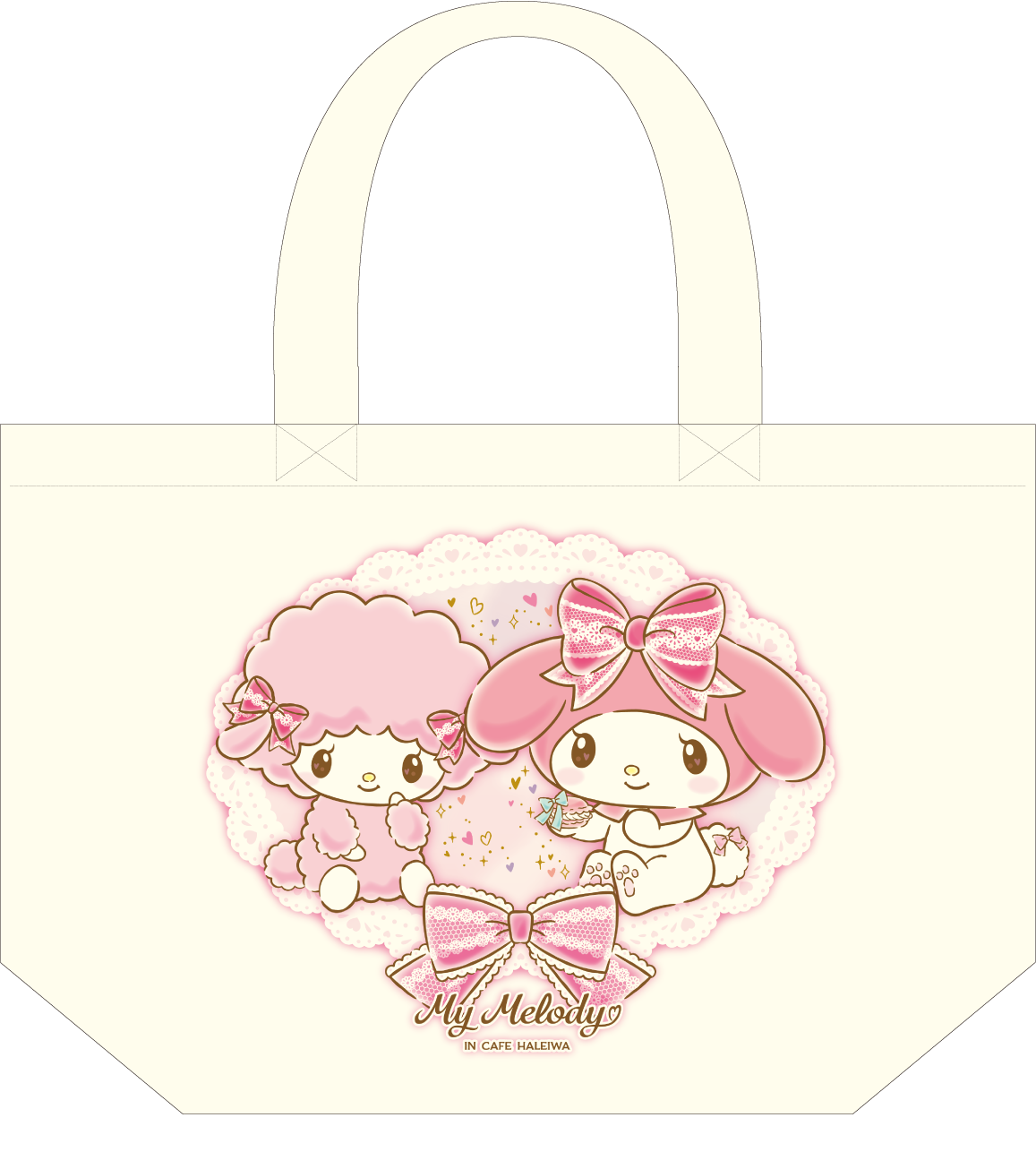 My Melody Cafe ランチトート（ピアノ）