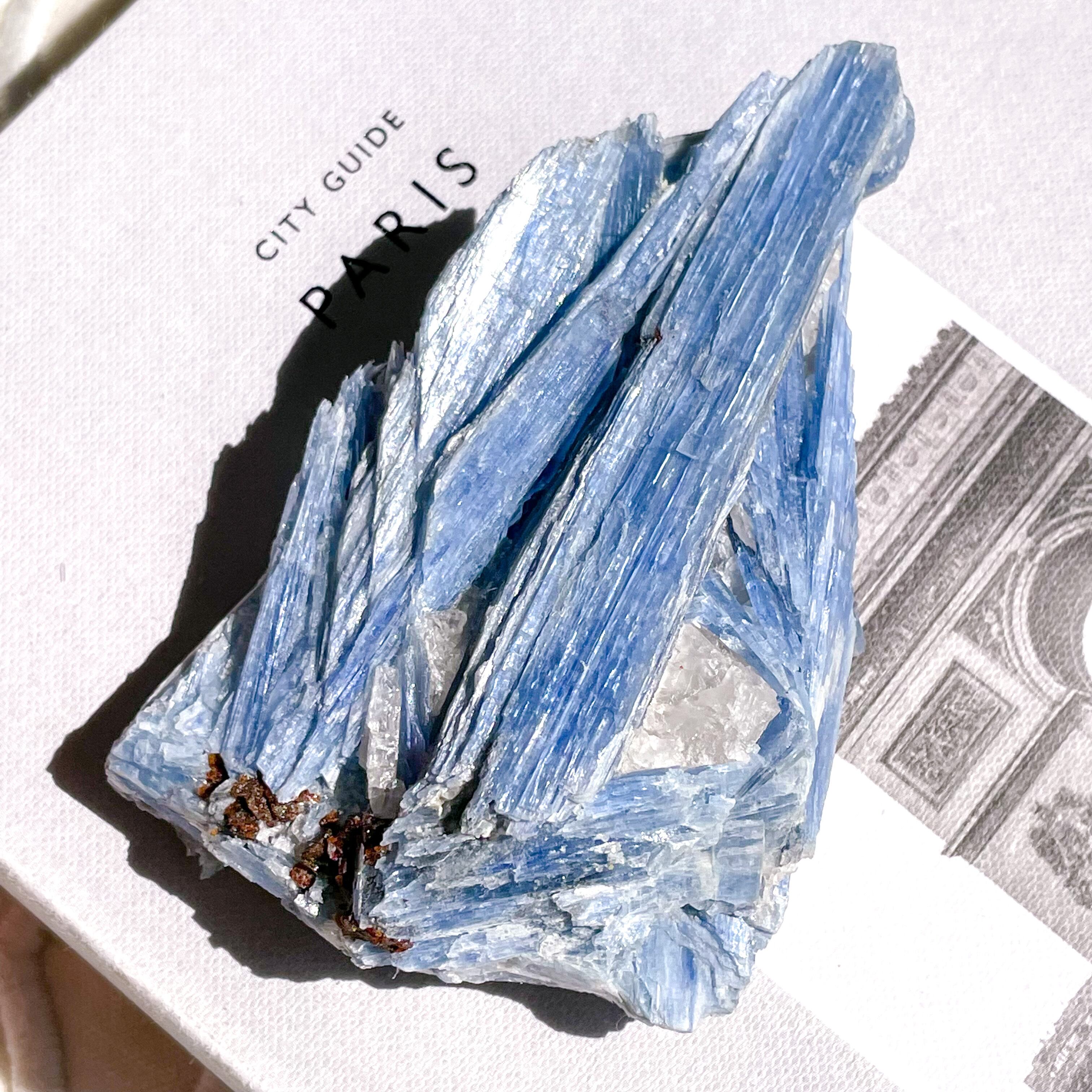 Kyanite in Quartz 5 ✧ カイヤナイト in クォーツ