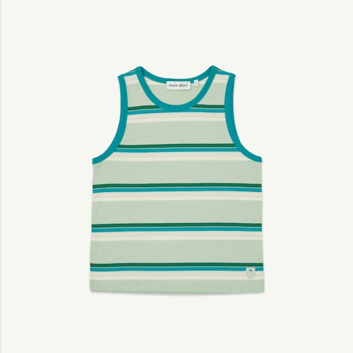 《main story 2026SS》Vest / Green Tint Stripe