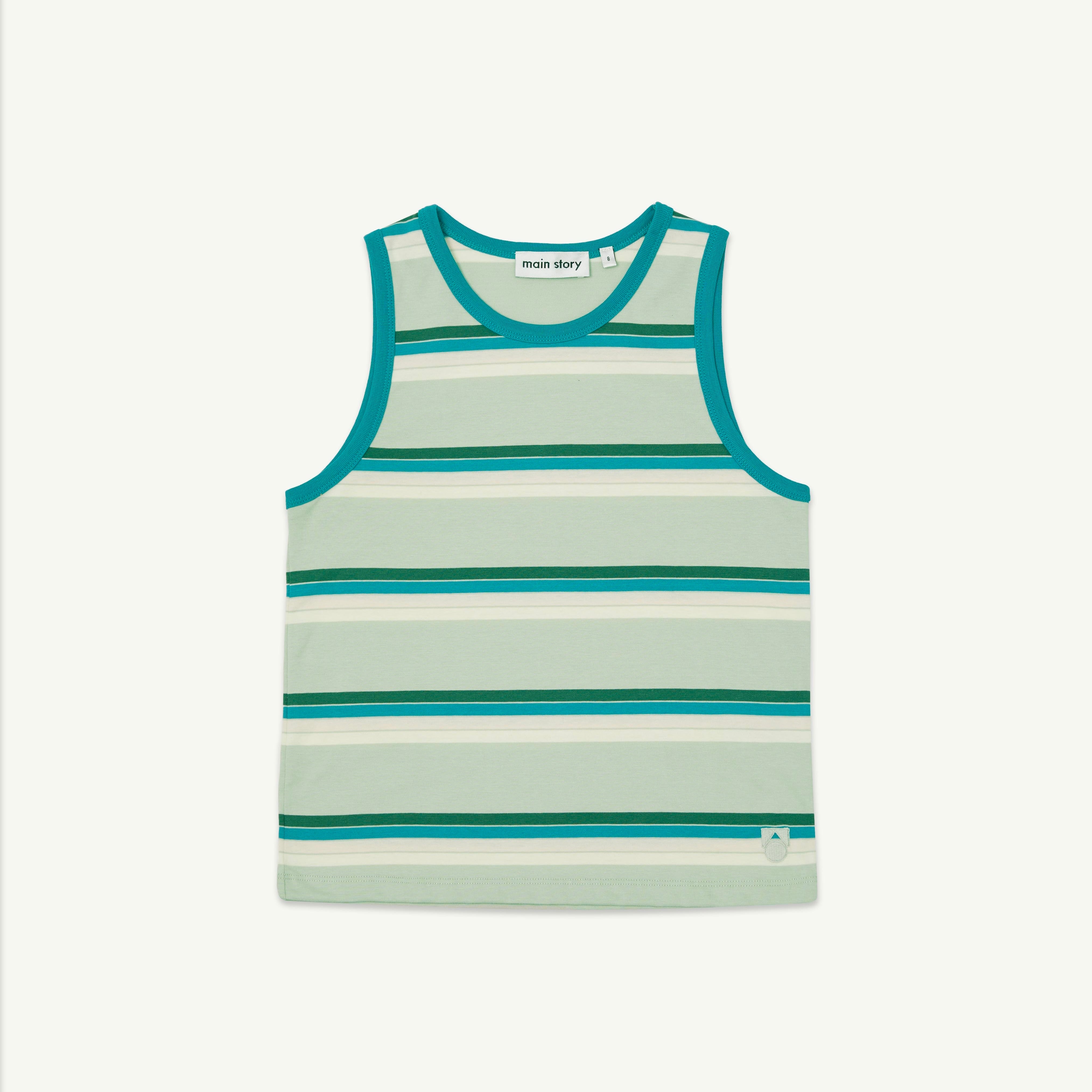 《main story 2026SS》Vest / Green Tint Stripe