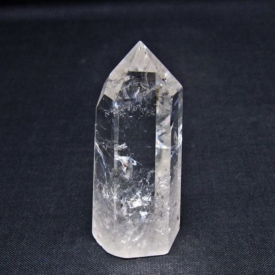 水晶 六角柱 ポイント 置物 一点物 142-11059
