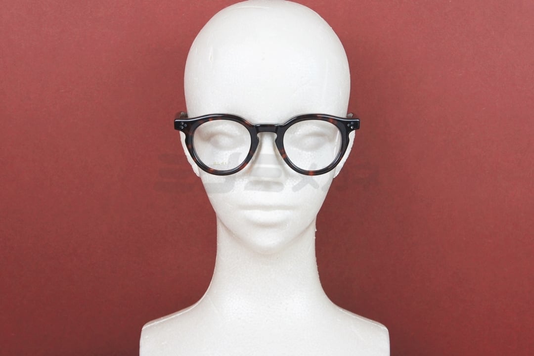 銘品晴夫作 メガネ ME-203 C-3 ボストン クラシック セルロイド