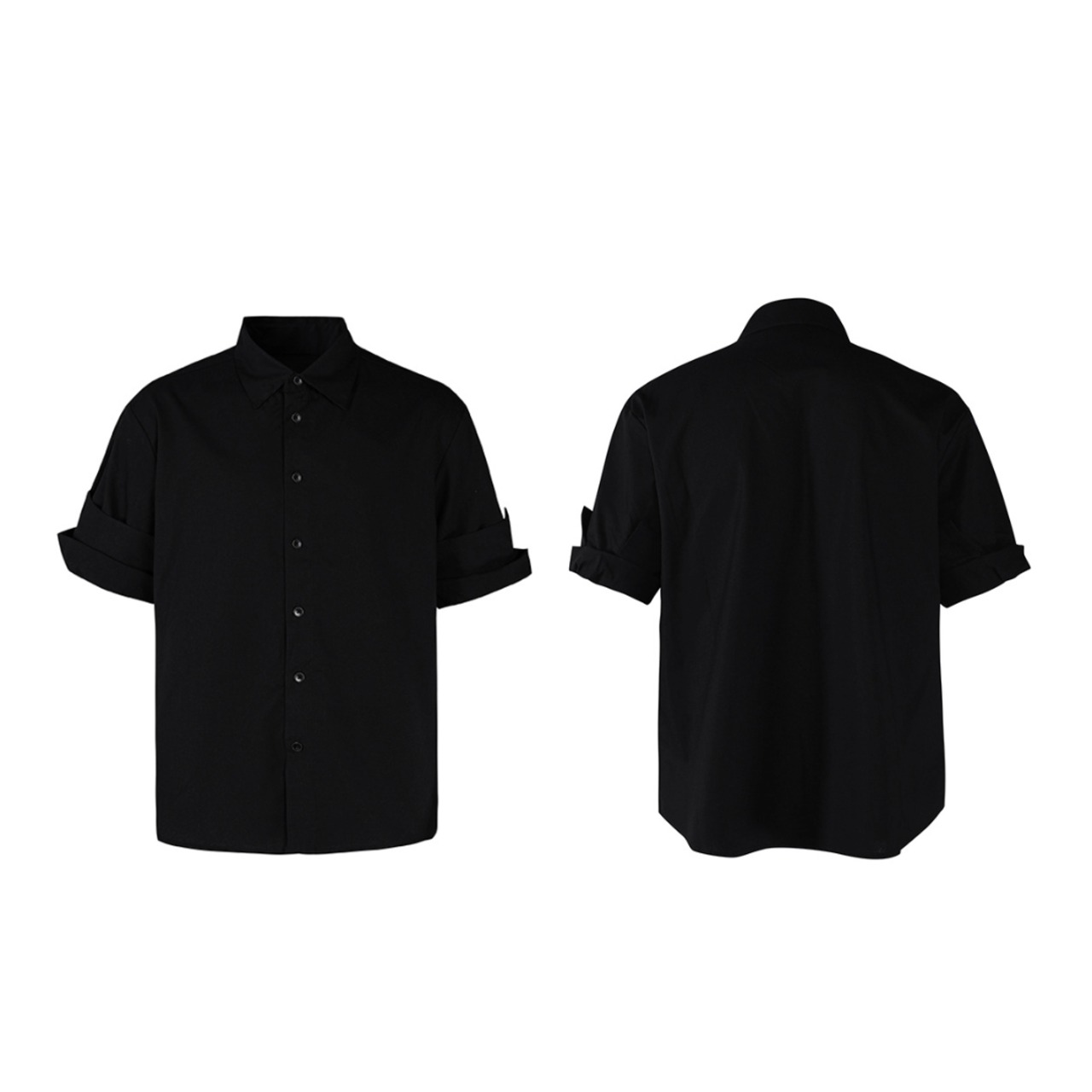 Turn-Up Sleeve Relaxed Shirt TB2434・画像4