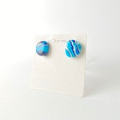 【SOBRAL ソブラル 】ピアス BR WAVE ONDA AZUL①