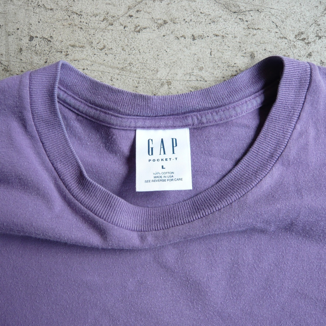 90s GAP ポケットTシャツ パープル