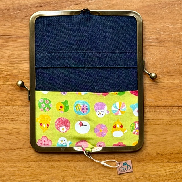 和菓子な文鳥たち表赤ポケットグリーン