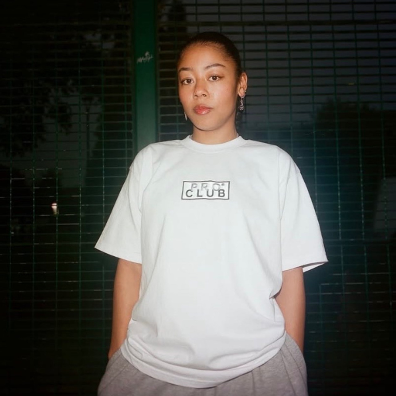 PRO CLUB / プロクラブ「Heavy Weight Wide Box Logo T-shirts White」 - 7