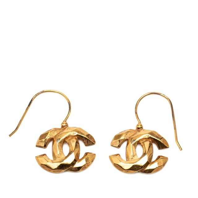 シャネル ココマーク ピアス ゴールド メッキ レディース CHANEL 【中古】