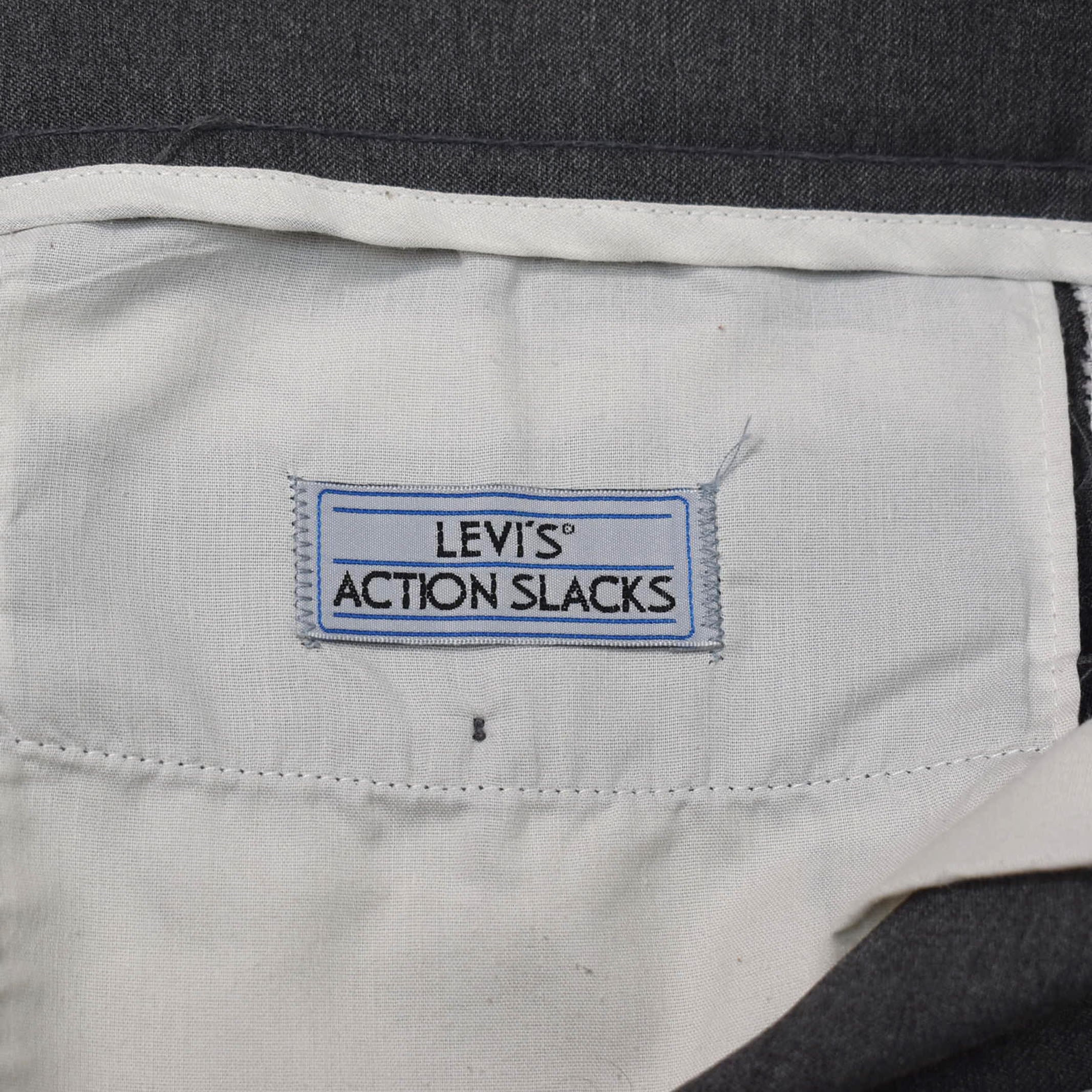 【vintage】levi's action slacks light gray