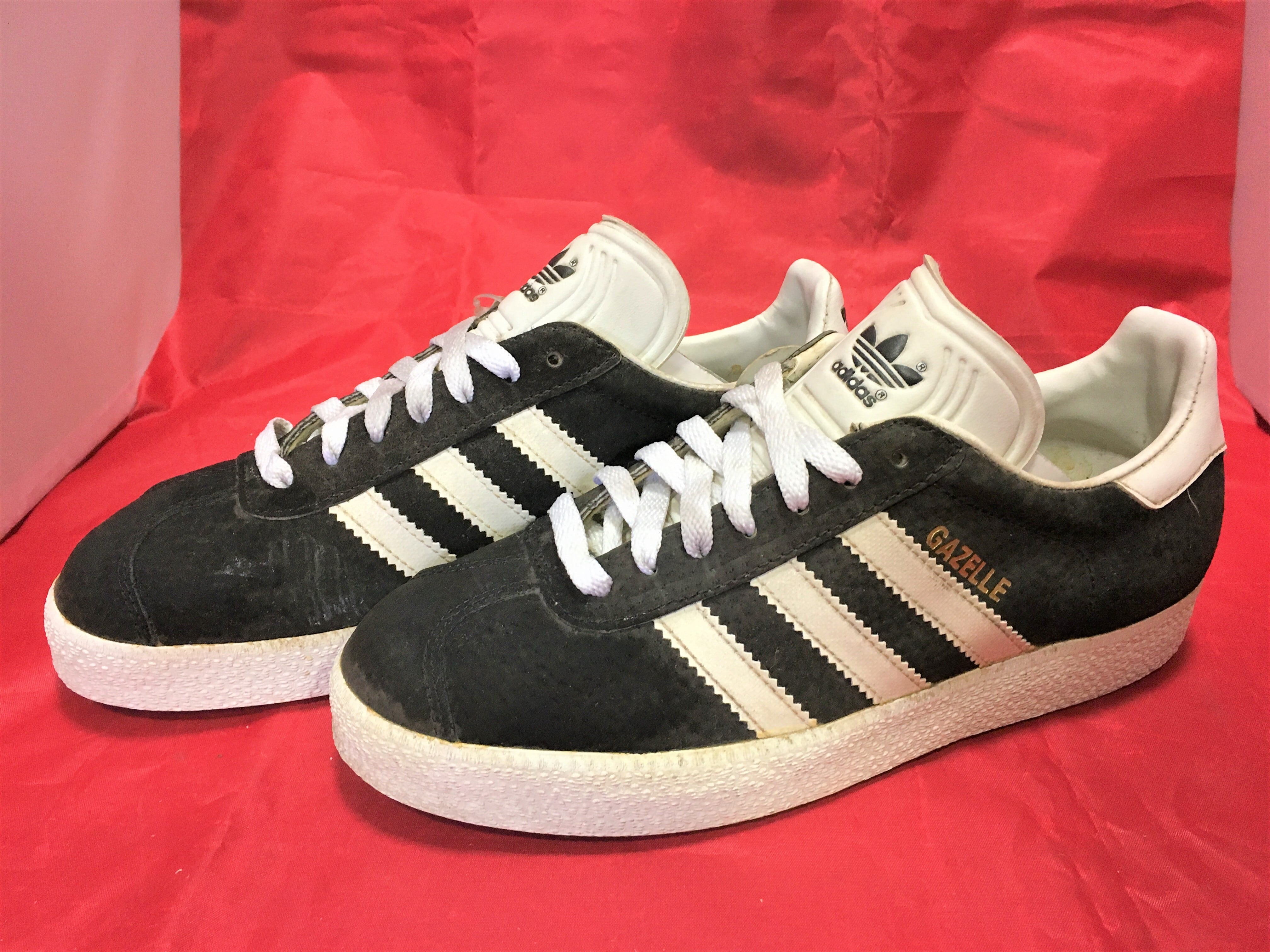 Adidas アディダス Gazelle ガッツレー ガゼル 7 25cm 黒 白 90s Freestars