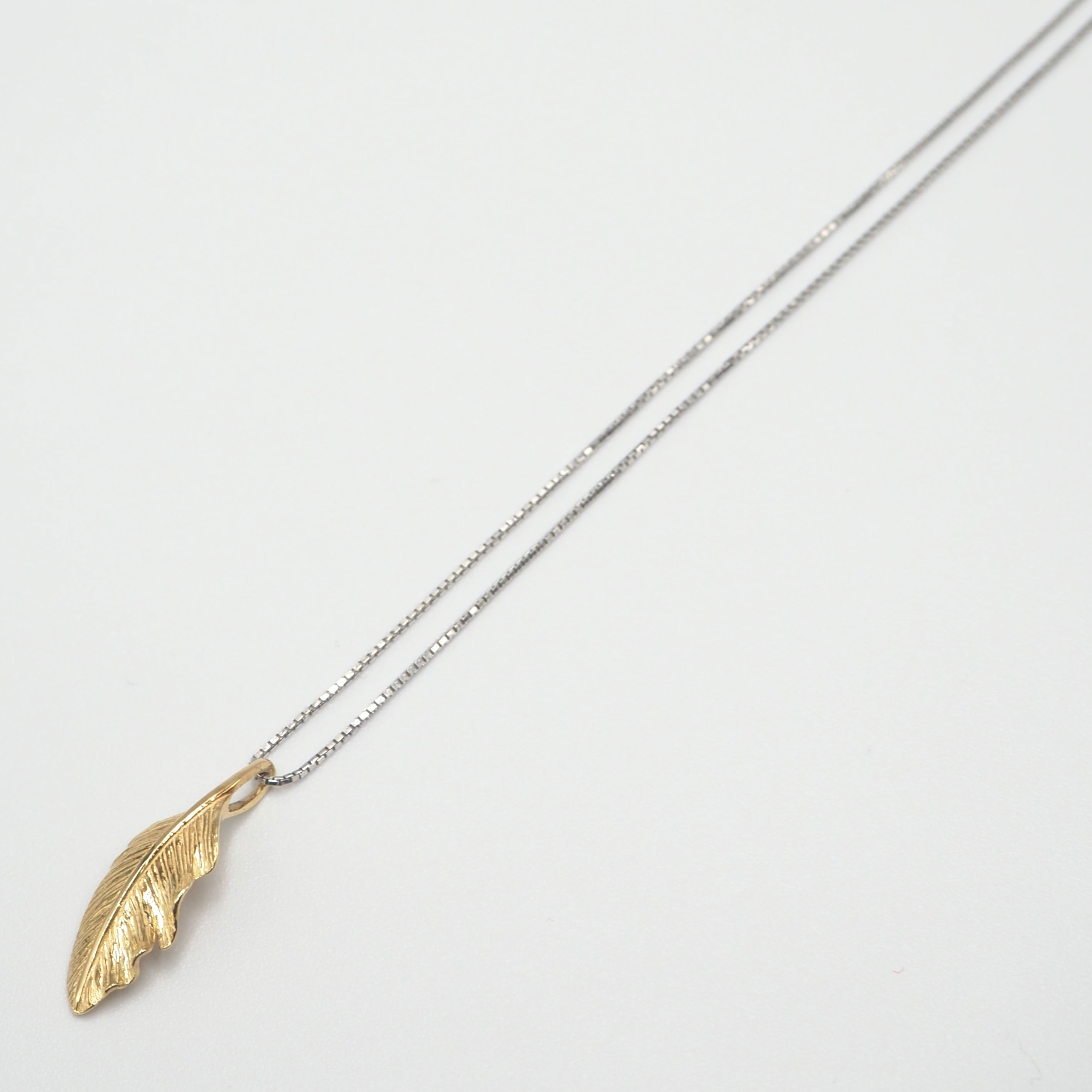 TASAKI フェザー ネックレス K18 K14 シルバー ゴールド タサキ