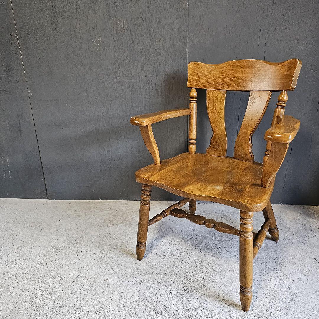 柏木工 ダイニング チェア オーク材 アーム チェア 無垢材