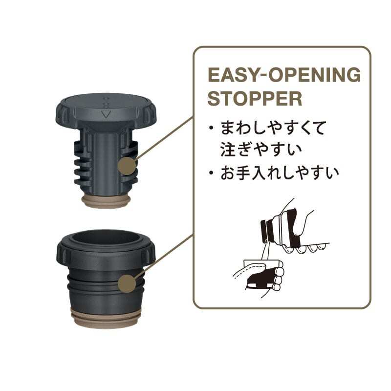 THERMOS サーモス】山専用 ステンレスボトル FFX-502 ジェットブラック