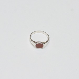 signet stone ring / carnelian