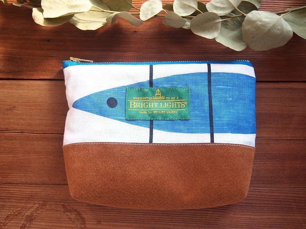 ファスナーポーチ【電磁波シールドメッシュ入り】