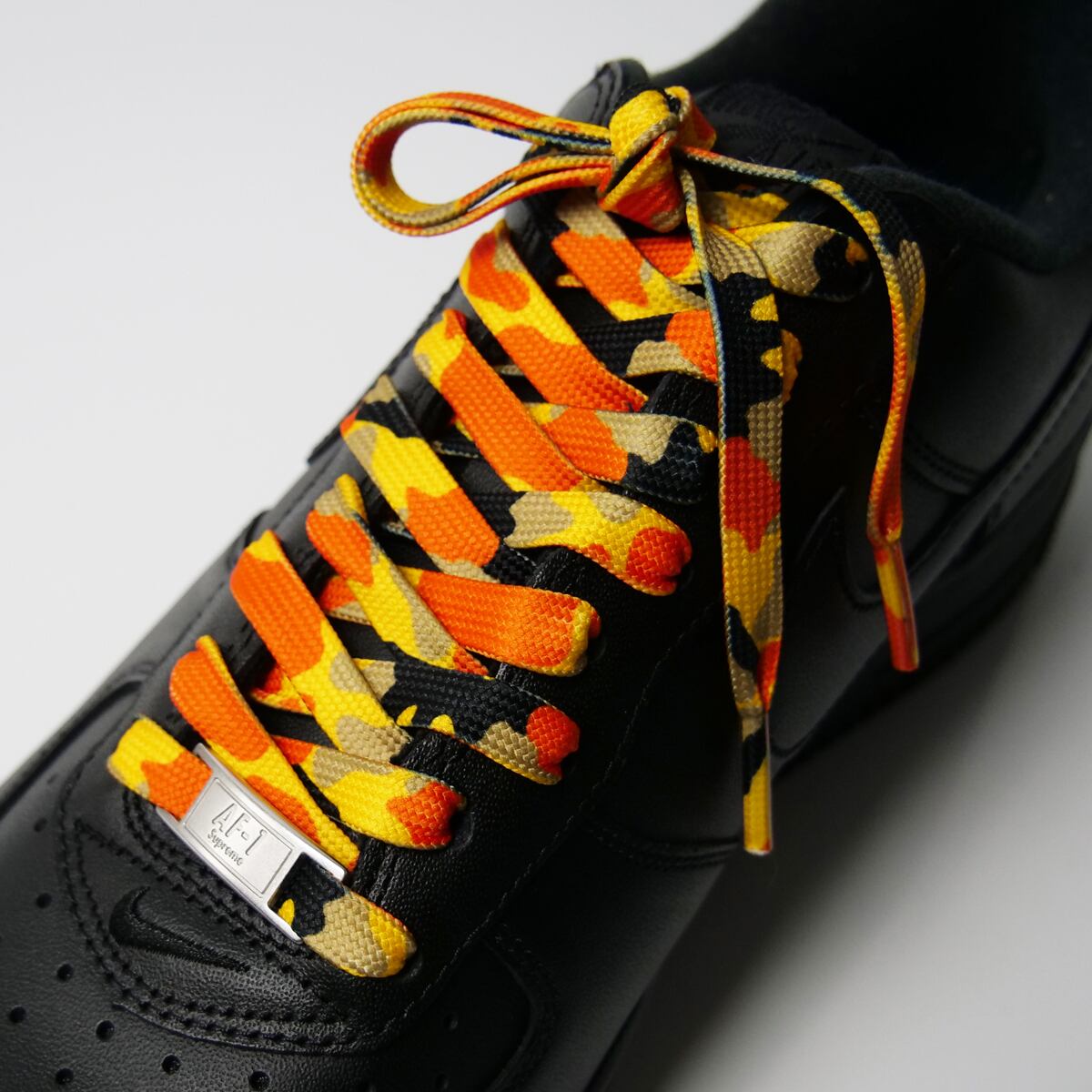 ❌結ばない靴ひも(❁ᴗ͈ˬᴗ͈)新品　アーミー柄 シューレース カモ柄 迷彩柄 カモフラージュ SHOELACE 靴ひも くつひも